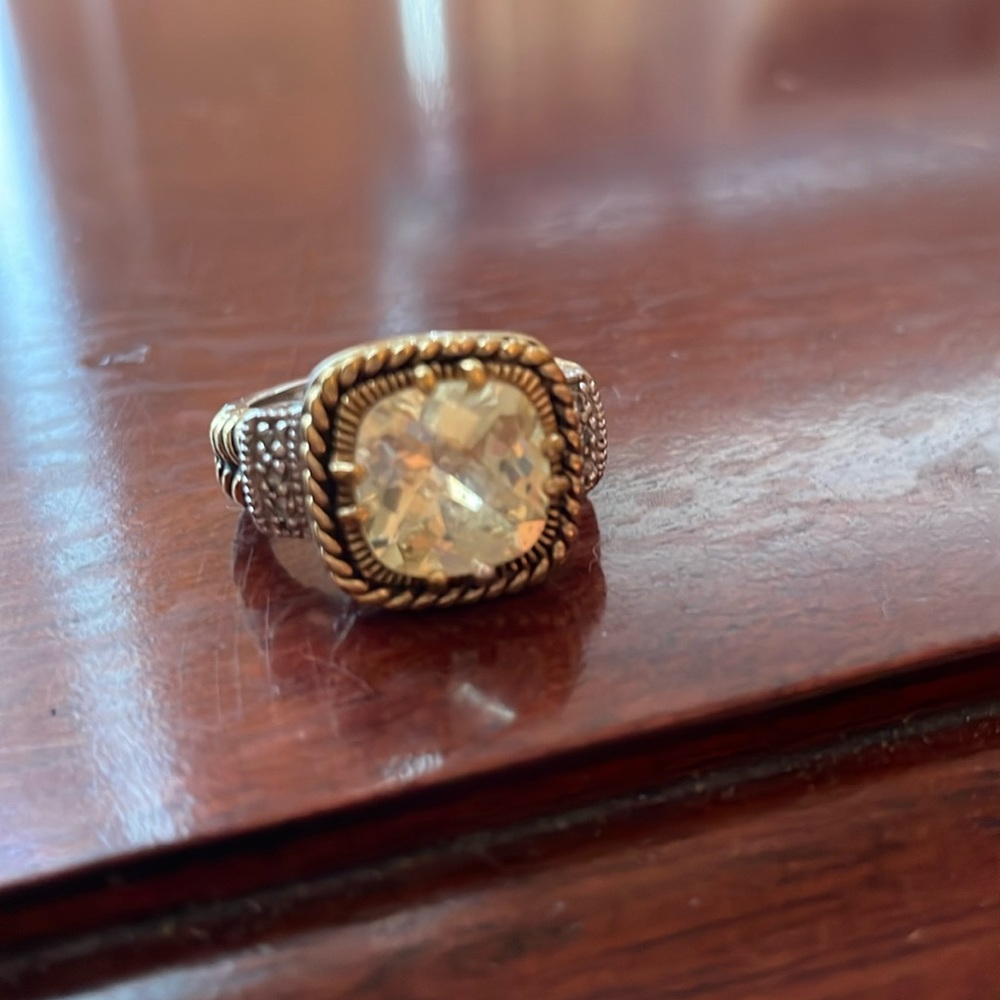 LIA SOPHIA gold and silver ring
